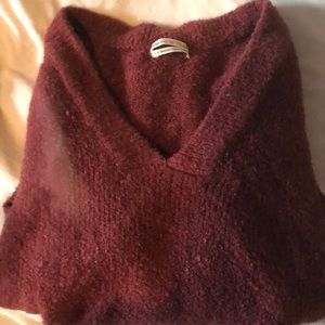 Urban outfitters dark red sweater